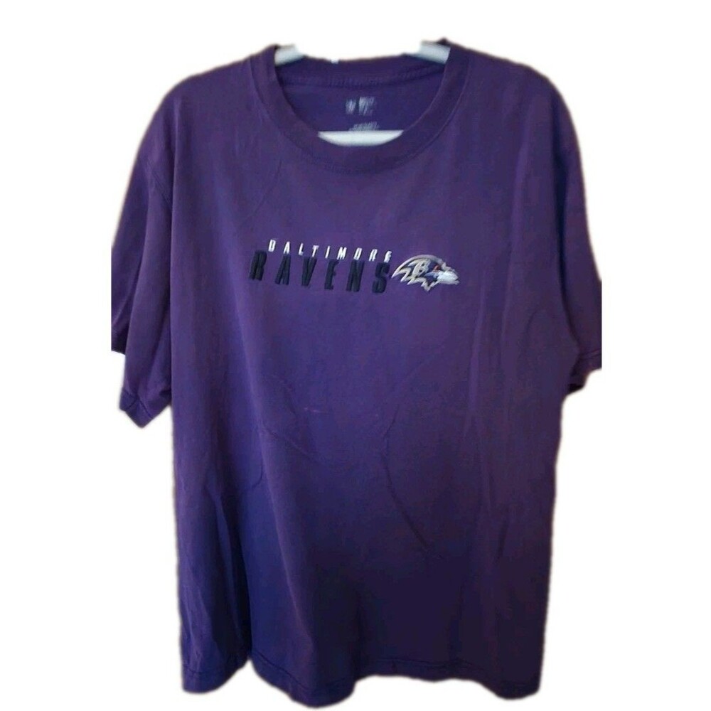 Baltimore Ravens T-Shirt Men’s [Size] Purple Embroidered Logo NFL VF Imagewear